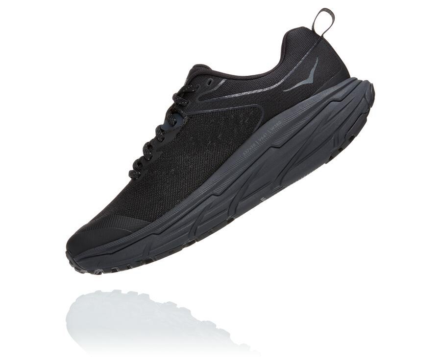 Hoka One One Mens Trail Shoes - Challenger ATR 6 - Black - GCAY14039